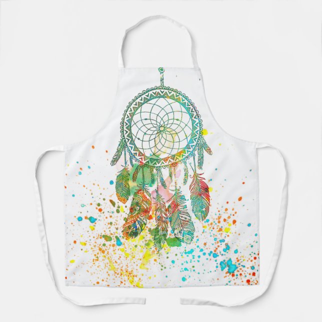 Dreamcatcher splatter apron (Front)