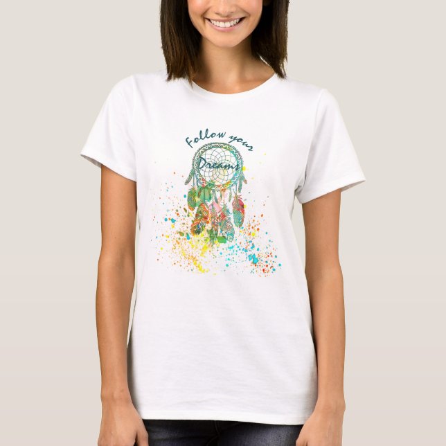 Dreamcatcher splatter T-Shirt (Front)