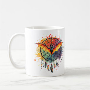 Dreamcatcher with Bat Coffee Mug