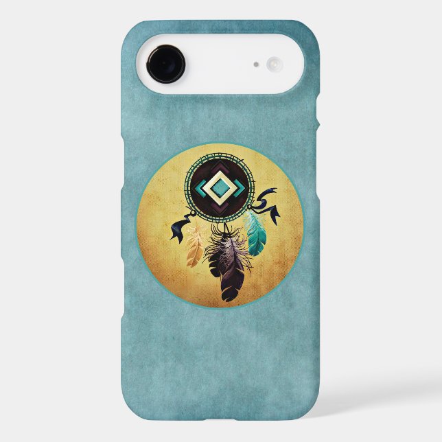 Dreamcatcher With Turquoise Accents Case-Mate iPhone Case (Back)
