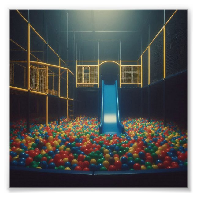 Dreamcore Nostalgic Playground Wall Art (Front)