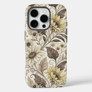 Dreamed Sunflowers Art Nouveau iPhone 16 Pro Case