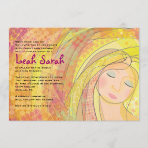 DREAMER Bat Mitzvah Invitation