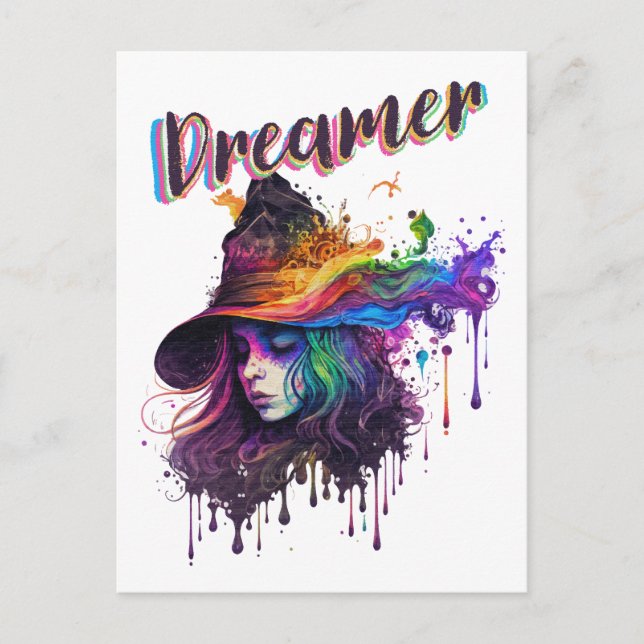 Dreamer of Dreams Stateless  Postcard (Front)