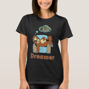 Dreamer sloth hiking slooth T-Shirt