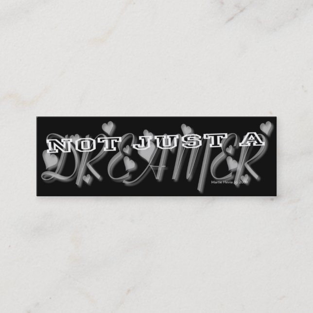 Dreamer - Social Media Personal Card (Front)
