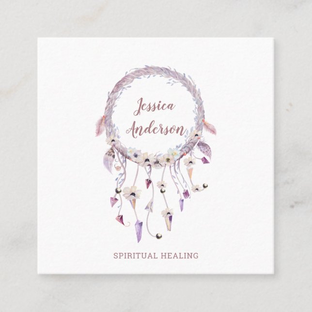 dreamer square business card (Front)