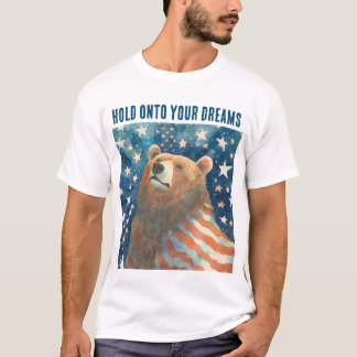 Dreamer Stars and Stripes Bear T-Shirt
