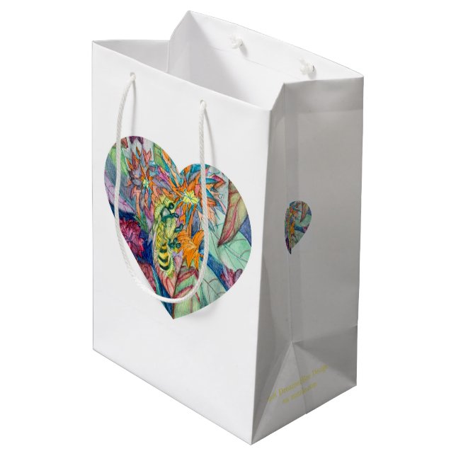 DreamerBee Medium Gift Bag (Back Angled)