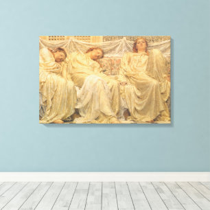 Dreamers by Albert Joseph Moore, Victorian Art Canvas Print