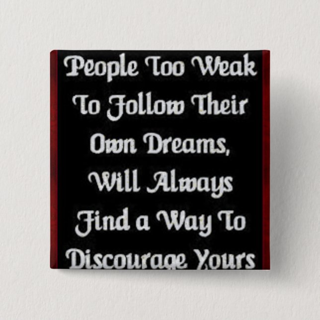 Dreames 2 Inch Square Button (Front)