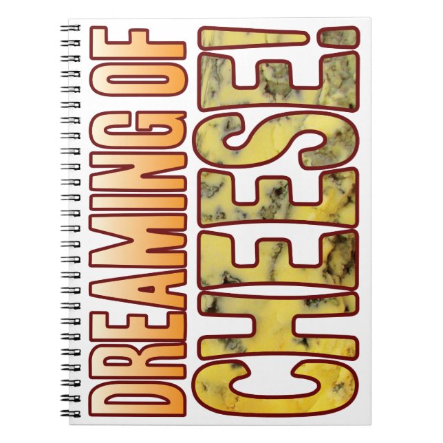 Dreaming Blue Cheese Notebook (Front)