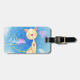 Dreaming Cat Luggage Tag