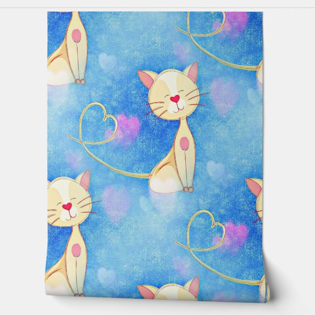 Dreaming Cat Wallpaper (Unrolling)