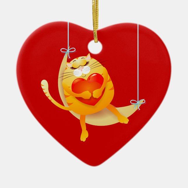 Dreaming Ceramic Ornament (Front)