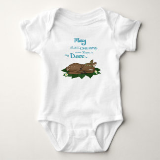 Dreaming Deer One-piece Baby Bodysuit