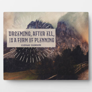 Dreaming - Form of Planning Plaque