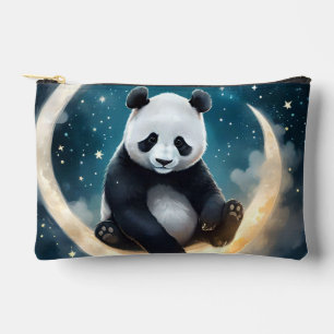 Dreaming in Moonlight: Panda's Celestial Serenade Accessory Pouch