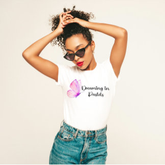 "Dreaming in Pastels" Soft Aesthetic Feminine T-Shirt