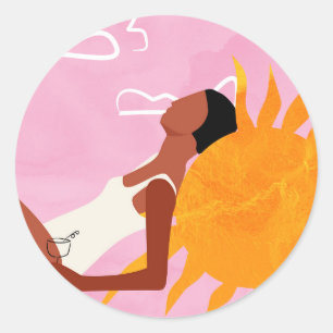Dreaming in Sunlight Classic Round Sticker