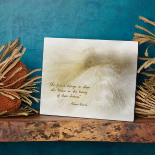 Dreaming in White Plaque