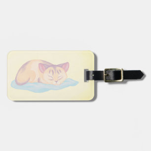 Dreaming Kitten Luggage Tag