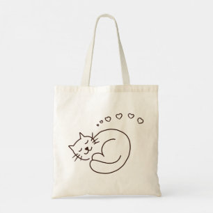 Dreaming Kitty Tote Bag