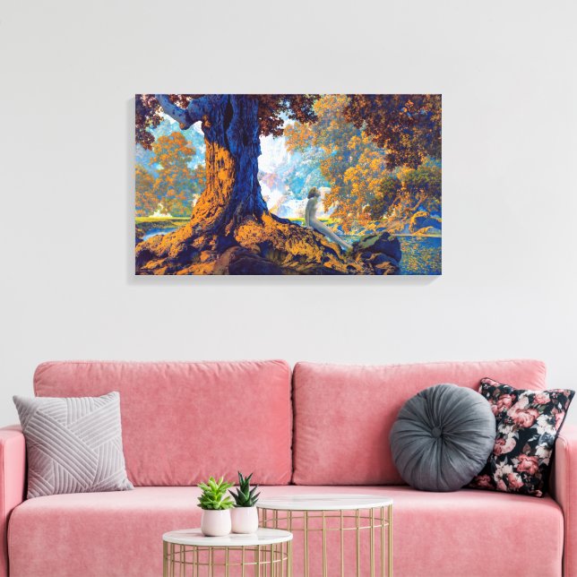 Dreaming | Maxfield Parrish | Canvas Print (Insitu(LivingRoom))