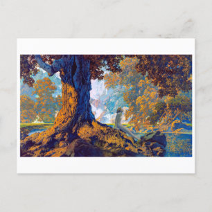 Dreaming   Maxfield Parrish   Postcard