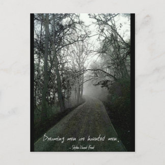 Dreaming men... postcard