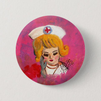 Dreaming Nurse 2 Inch Round Button