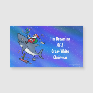 Dreaming Of A Great White Shark Funny Christmas
