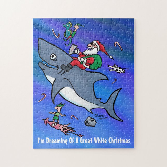 Dreaming of a Great White Xmas Puzzle (Vertical)