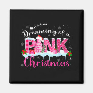 Dreaming Of A Nk Christmas Tree Cakes Santa Hat Xm Magnet