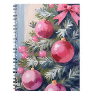 Dreaming of a Pink Christmas   Merry Watercolor Notebook