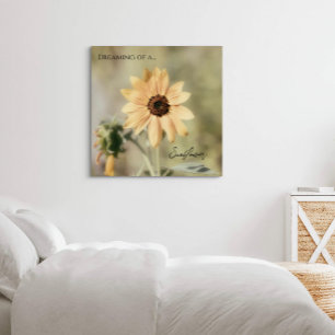 Dreaming Of A Sunflower  Poster
