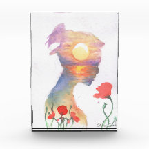 Dreaming of a sunset photo block