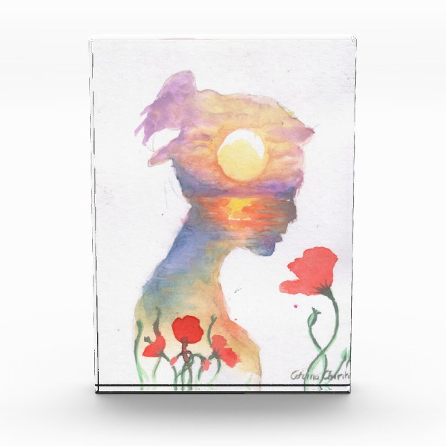 Dreaming of a sunset photo block (Front)