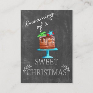 Dreaming of a Sweet Christmas! Enclosure Card