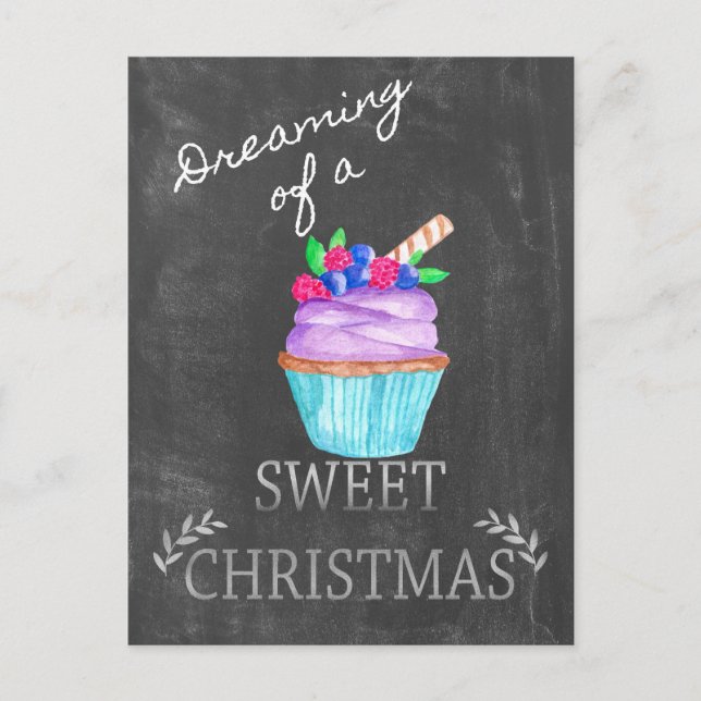 Dreaming of a Sweet Christmas! Postcard (Front)