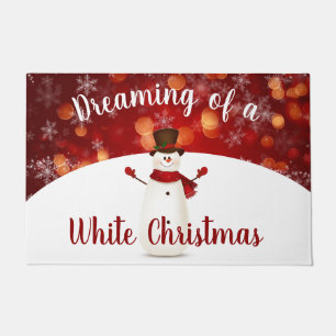 Dreaming of a White Christmas   Doormat