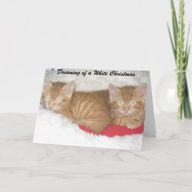 Dreaming of a White Christmas Holiday Card (Front)