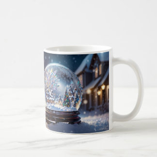 Dreaming of a White Christmas Mug, Snow Globe Coffee Mug