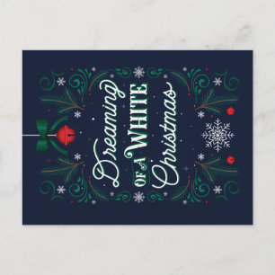 Dreaming of a White Christmas Postcard