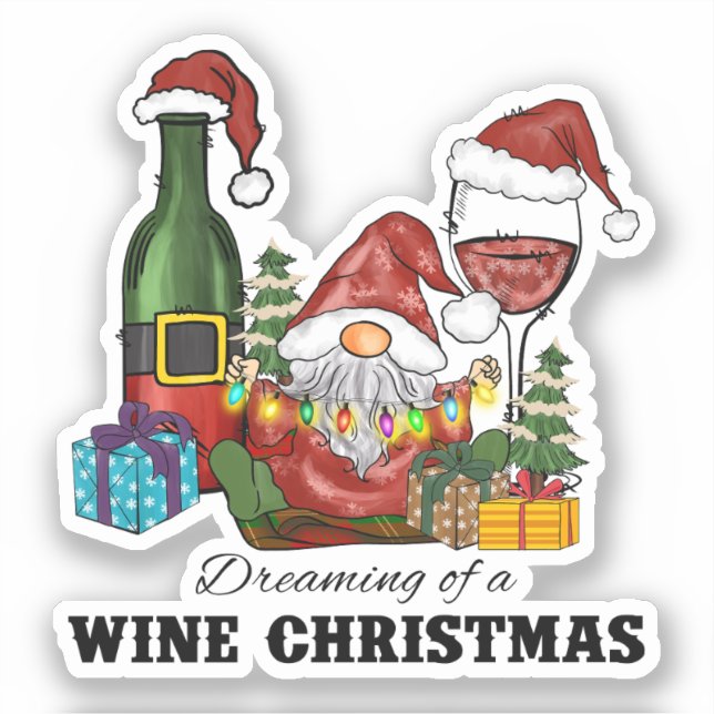 Dreaming of A Wine Christmas (Front)