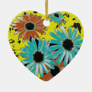 Dreaming of Daisies Ceramic Ornament
