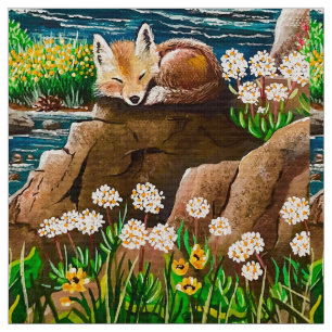 Dreaming of Fun Fox Fabric