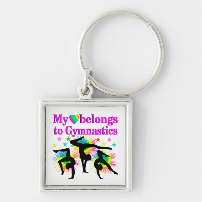 DREAMING OF GYMNASTICS KEYCHAIN (Front)