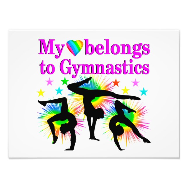 DREAMING OF GYMNASTICS PHOTO PRINT (Front)