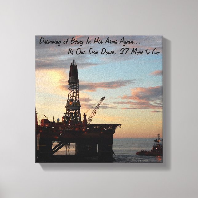 Dreaming of Her Canvas Print (Front)